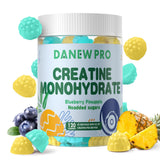 Creatine Monohydrate Gummies or Men & Women, Creatine Monohydrate for Muscle Strength, Muscle Builder, Energy Boost, Pre-Workout Supplement(120 Count)-Blueberry Pineapple Flavor.