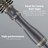 INFINITIPRO BY CONAIR Hot Air Styling Brush Set with 2-Inch and 1.5-Inch Bristles