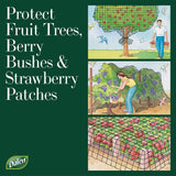 Dalen Bird-X Protective Mesh Netting for Fruit Trees & Berries - 28 x 28 ft