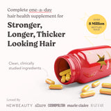 HAIRtamin Advanced Formula Hair Vitamins for Women & Men | Vegan 5000 Mcg Biotin Capsules Vitamin Supplement | Hair Skin and Nail Capsule Supplement to Promote Hair Growth & Thickness | 30 Count