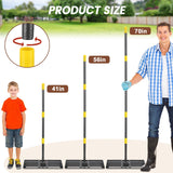 Lawn Leveling Rake, Heavy Duty 30"x10" Foldable Leveler Plate, 5FT Adjustable Stainless Steel Leveling Rake, Reinforced Welds Level rake for Soil, Dirt, Ground, Yard, Top Dressing, Landscaping