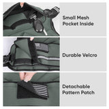 APEXUP Adjustable Weighted Vest, 4-10lb/12-18lb/20-32lb Vest with 6 Ironsand Weights and Large Pocket, Weight Vest for Men Women Strength Training, Running, Walking (12-18lb, Grey)