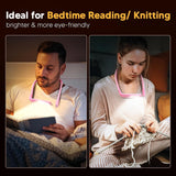 Neck Light for Reading in Bed at Night, Back to School Supplies College Dorm Essential Reading Light,Knitting Accessories Sewing Supplies Birthday Gifts for Women Mom Wife Nurse Gifts for Teen Girls