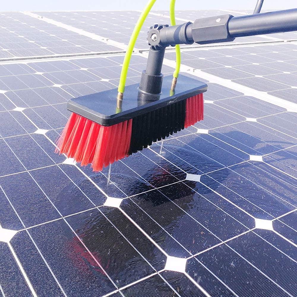 ZH-VBC Water Fed Pole Kit & Outdoor Window Cleaner Window Glass 3.6M/5.4M/6M/7.2M/9M/11M Telescopic Extension Pole Cleaning Kit, for Photovoltaic Panel Cleaning Trucks,20FT/6M
