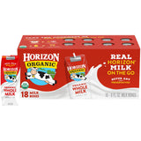 Horizon Organic Shelf Stable Whole Milk Boxes, Pack of 18-8g Protein per Serving