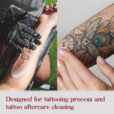 Tattoo Aftercare Tattoo Soap - 7 OZ, Tattoo Foam Soap for Cleaning Tattoo, Tattoo and Piercing Aftercare Gentle Soap with Aloe Vera