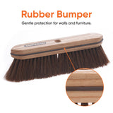 Refill Head for Kitchen and Home – Heavy Duty Household Broom for Easy Sweeping Dust and Wisp Floors and Corners (Horsehair)