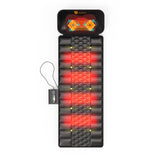 DOPICT Massage Mat, Detachable Neck Massager, Full Body Vibration Heating, Massage Pad with 10 Vibrating Motors and 9 Speed Settings for Home Office Use, Gift for Men Women Parents Christmas,Black