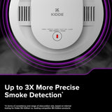 Kidde Hardwired Kidde App Enabled Smart Smoke and Carbon Monoxide Detector, AA Battery Backup, Voice Alerts, Interconnected Alarm