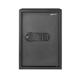 Amazon Basics Steel Home Security Safe Box with Electronic Keypad Lock for Documents, Jewelry, Valuables, 1.8 Cubic Feet, Black, 13.8"W x 13"D x 19.7"H