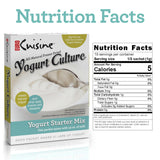 Euro Cuisine RI1020 All Natural Yogurt Culture Starter – Perfect for Dairy Free, Whole Milk, Protein Yogurt – Probiotic Yogurt Pouches for Smooth, Creamy Homemade Yogurt