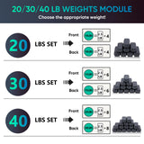 APEXUP Adjustable Weighted Vest Men 20lbs/30lbs/40lbs Weights with Reflective Stripe, Weight Vest Woman Workout Vest for Strength Training Running Walking (20 lbs)