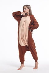 Sqlszt Animal Monkey Onesie Adult Unisex Christmas One Piece Halloween Cosplay Costume Pajamas Suit for Women Men