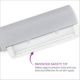 SPA SCIENCES - SIMA Patented Dermaplane Razor for Women Face – Painless 2-in-1 Facial Exfoliation & Peach Fuzz Hair Removal – Anti-Aging – 3 Speeds – Rechargeable – 21 Weeks Treatment