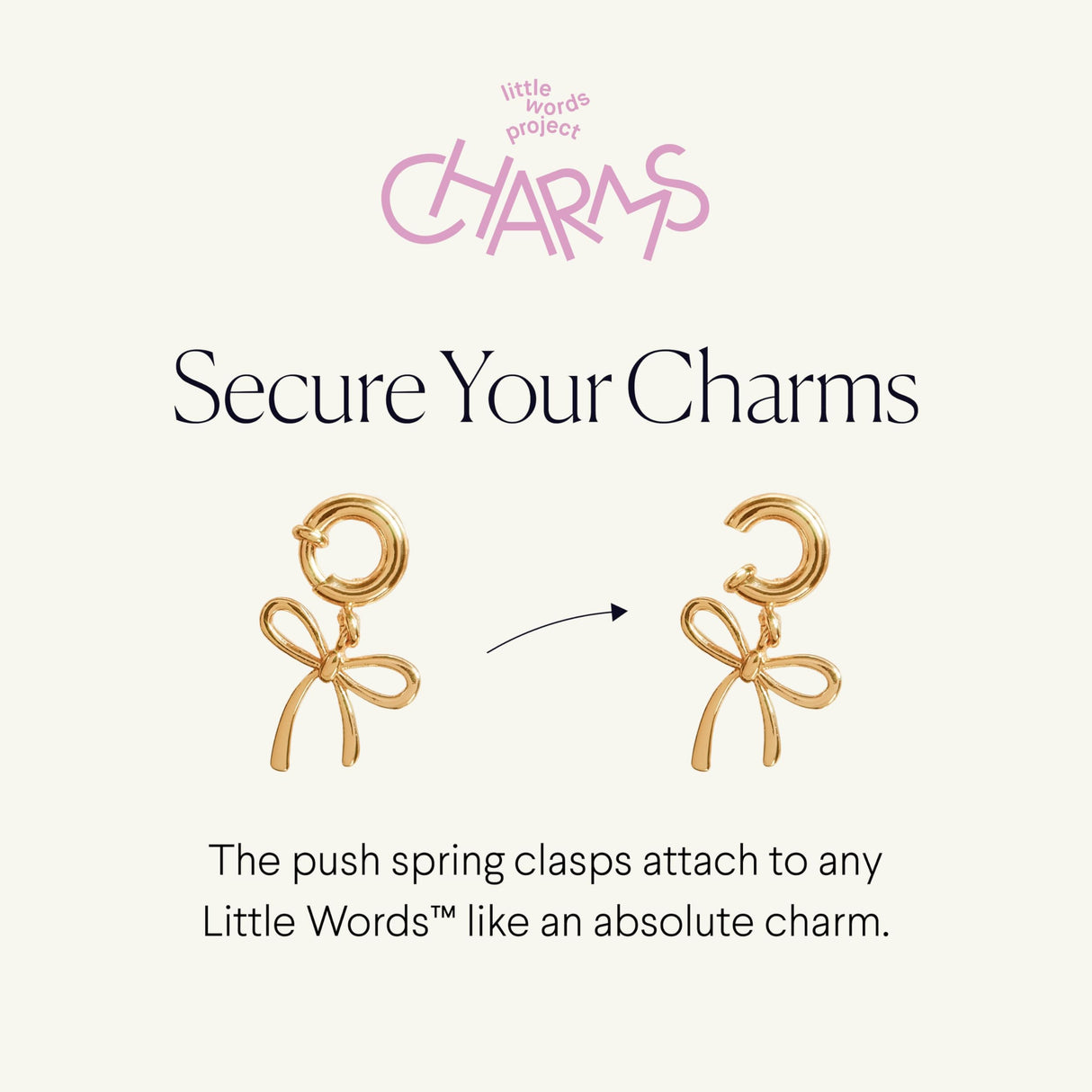 Little Words Project Initial Charm, A, Customizable Charm for Bracelets, Necklaces, Keychains & More