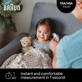 Braun ThermoScan 4 Digital Ear Thermometer, Professional Accuracy with Color Coded and Audio Fever Guidance for Babies, Toddlers, Kids and Adults, FSA and HSA Eligible