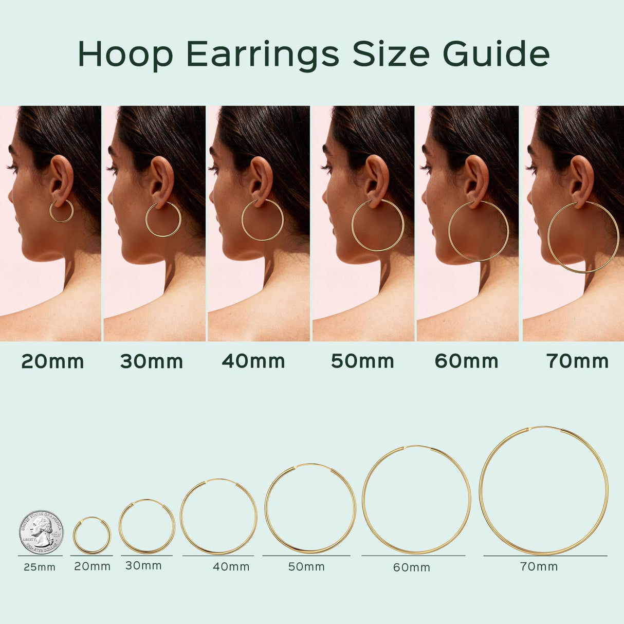 ChicSilver 14k Gold Plated Silver Hoop Earrings for Women 14k Real Gold Plated Sterling Silver Hoop Earrings for Women Hypoallergenic Small Silver Earring 30MM