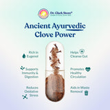 Dr Clark Cloves Healthcare Supplement - Natural Digestive Health, 500 mg, 100 Pure Gelatin Capsules