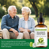 Purever Soursop Graviola Liquid Drop for Cell Support & Regeneration, Immune System and Gut Health Support, Soursop Bitters Liquid, Herbal Goodness, Sugar/Gluten Free, Natural Flavor, 2 Fl Oz