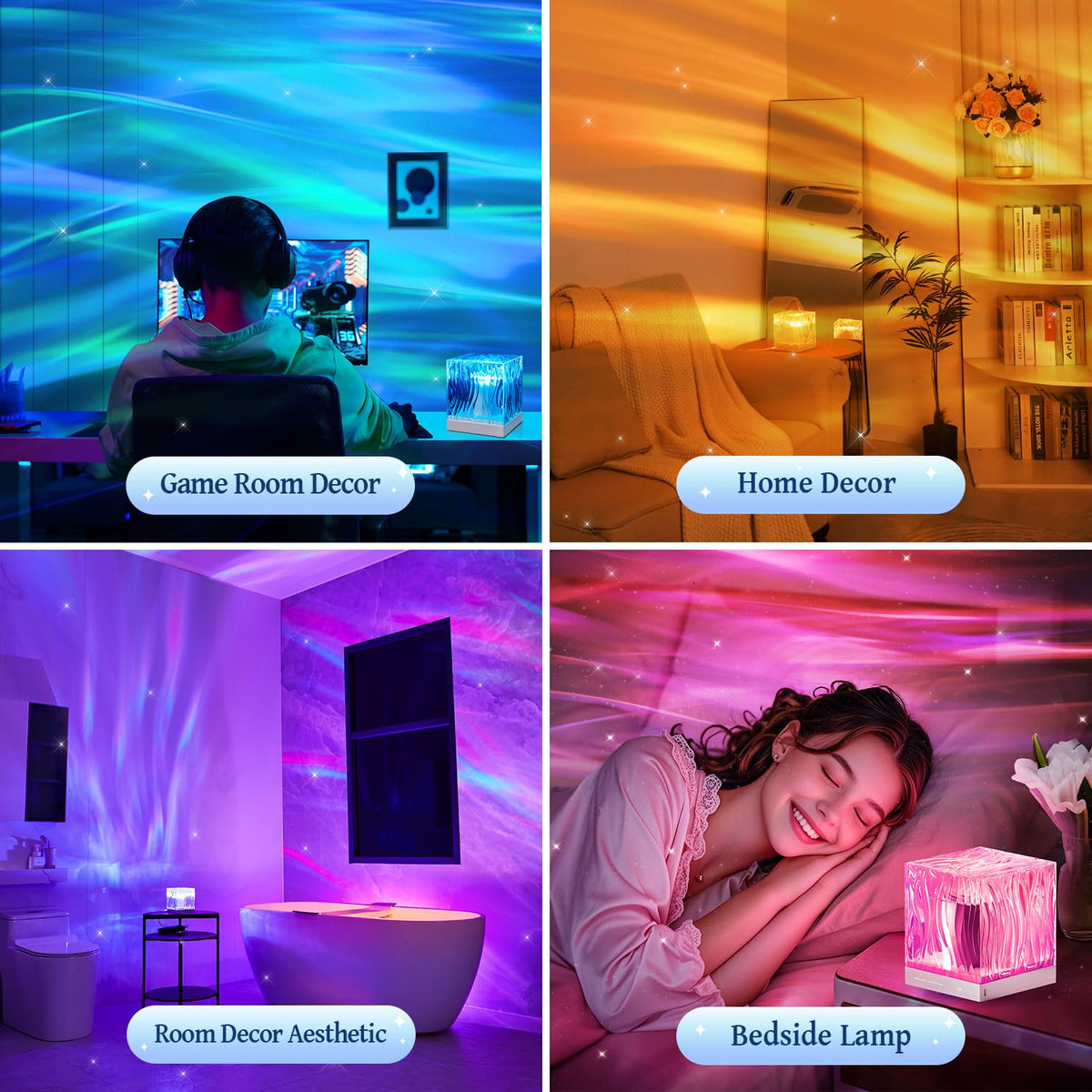 Northern Lights Projector Christmas Gifts for Teen Girls,18 Colors Gal ...