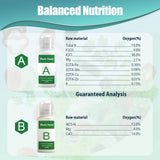 Hydroponics Nutrients (1000ml in Total), All Purpose Plant Food A & B, Hydroponics Supplies, Fertilizer for All Plants and Media, Hydroponics System Accessories for Vegetables Fruits Flowers Thrive