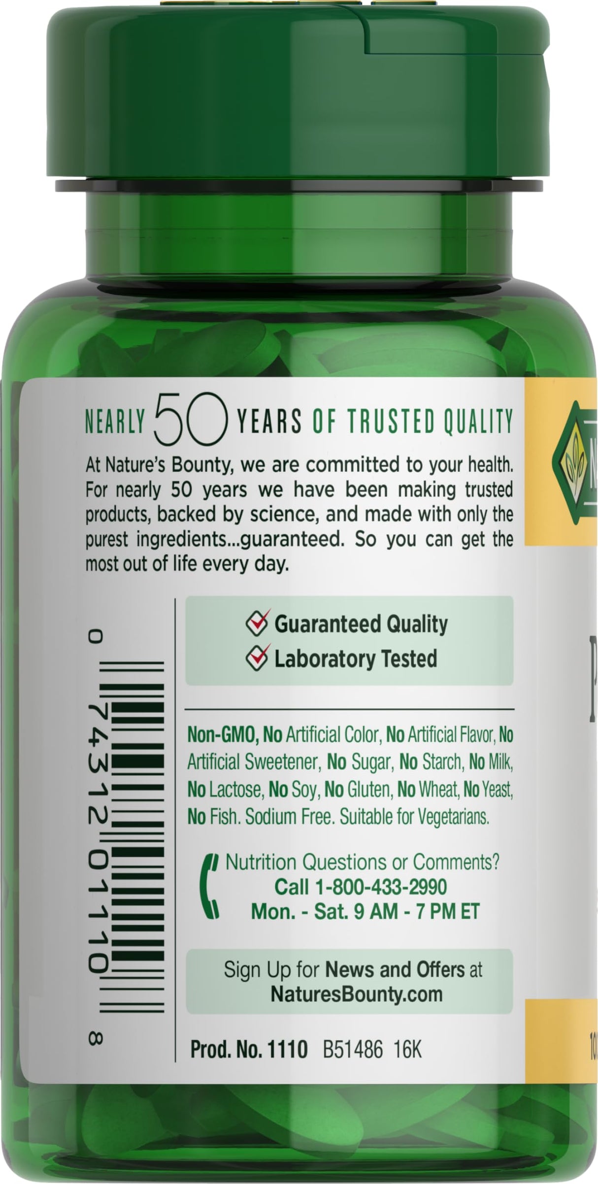 Nature's Bounty Potassium 99mg, Supports Fluid Balance and Muscle Activity, Involved in Normal Heart Function, Potassium Gluconate Dietary Supplement, 1 Per Day, 100 Vegetarian Caplets (Pack of 3)