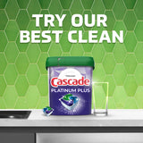 Cascade Platinum Dishwasher Pods, Dishwasher Detergent, Actionpacs, Fresh, 62 Count