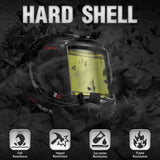 YESWELDER Large View Auto Darkening Welding Helmet, Blue Light Blocking, 1/1/1/1 True Color Solar Powered Welder Hood Mask with 4 Arc Sensors, Wide Shade 3/5-9/9-13 for TIG MIG ARC Cut and Grind