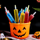 SNMEIKUN 120 Pack Plastic Syringes with Tip Cap 10ml Capacity Resuable Syringe for Halloween, Thanksgiving Day, Christmas, Graduation