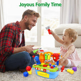 Toys for 1 Year Old Boy, Musical Toy Tool Bench, 1 2 3 Years old Boy Gifts