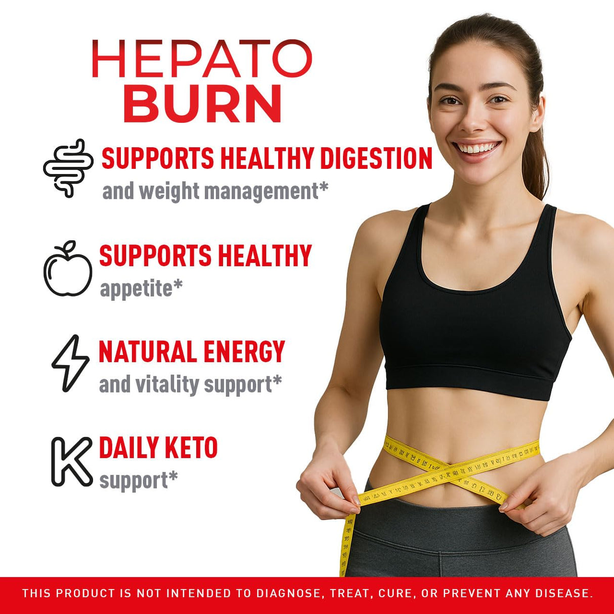 Hepato Burn Capsules - HepatoBurn Pills Supplement Support, Hepatoburn Advanced Formula - All Natural Vitamin Energy and Wellness, Hepato Burn Premium Formula, 60 Capsules for 1 Month