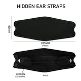 Luesay kn95 Face Masks 50 Pack, Breathable Comfortable and Disposable KN95 Mask, Black