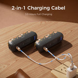 OCOOPA 2 in 1 Magnetic Rechargeable Hand Warmers, UT2s Mini Electric Handwarmers 2 Pack, Split USB-C, Reusable Portable Pocket Heater, Raynauds, Golf, Christmas, Tech Gifts for Women Men