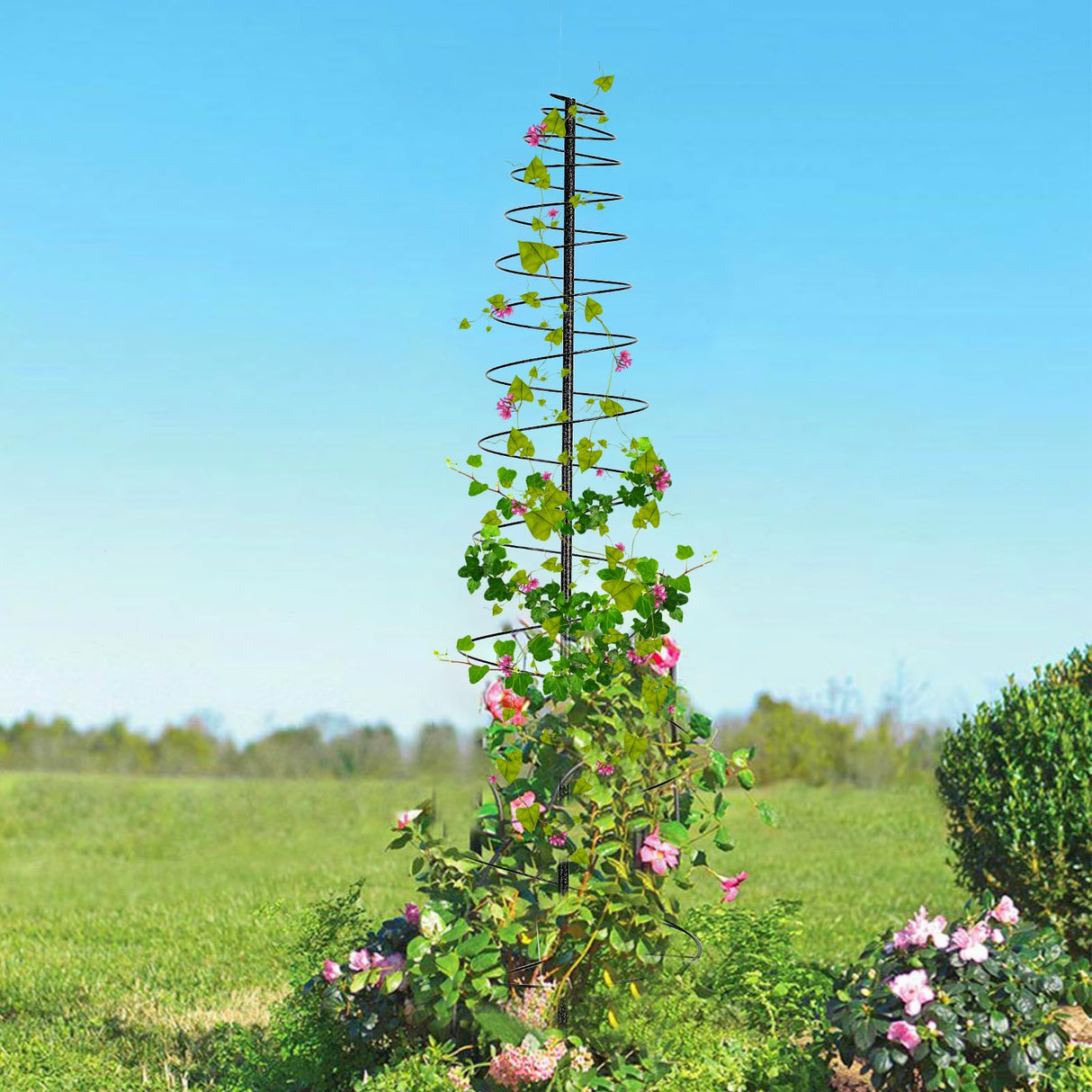 Trellis for Climbing Plants Outdoor, 73inch Tall Plants Trellis Support Metal Garden Trellis for Vegetables Flowers Plants Vine Support