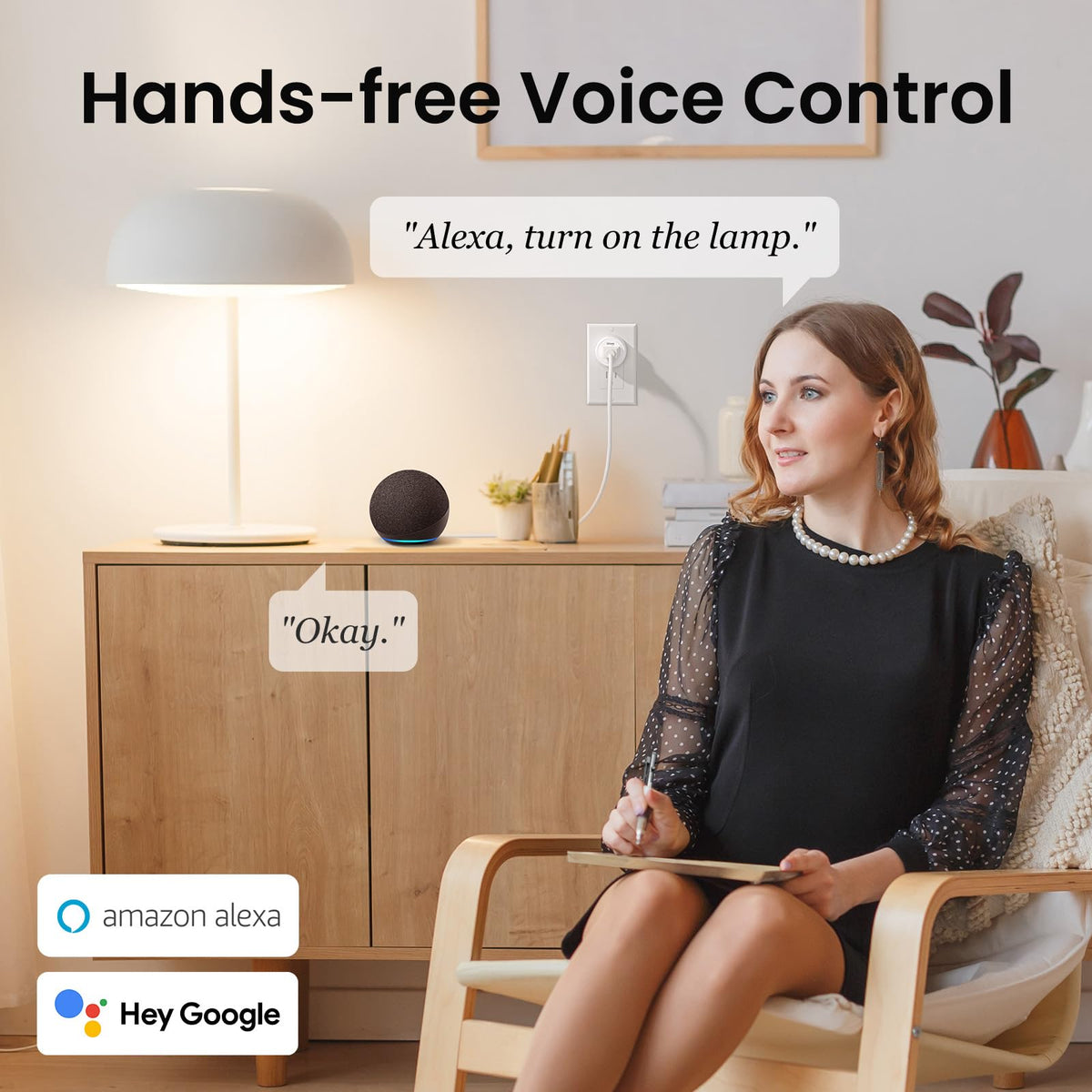 GHome Smart Plug Mini, WiFi Smart Outlet Plug Works with Alexa and Goo ...