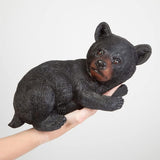 Bits and Pieces – Bear Cub Tree Hugger - Yard Decorations - Adorable Tree Sculpture - Outdoor Decoration - Garden Peeker Yard Art - 13-3/4" x 8"