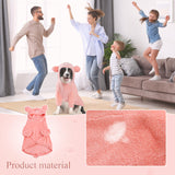 NACOCO Halloween Pig Dog Costume - Pet Christmas New Year Hoodie Warm Party Coat Outfit for Small and Medium Cat Dog Clothes(Pink Pig,XL)