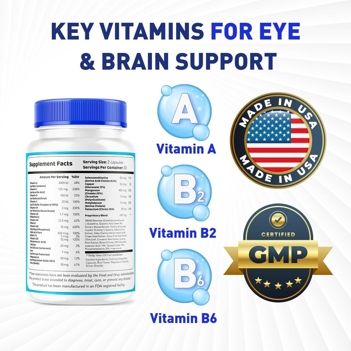 LIVORKA Sight Clear 20/20 Vision Support Supplement for Eyes - (2 Month Supply) - Pack of 2