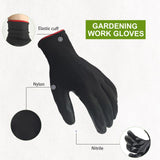 bulkisbargain 72 Pairs Gardening Gloves for Men Women Rubber Coated Breathable Garden Gloves Black