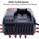 20V Fast Charger Compatible with Black and Decker 20V 12V Max Lithium Battery LBXR20 LBX4020 LBXR2020, BDCAC202B 20Volt 2A Lithium Charger Compatible with Black and Decker Drill Battery