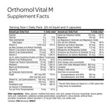 Orthomol Vital M Vial – 30-Day Men's Vitamin Supplement with A, B, C, D, E, K, Iodine & Omega-3 – Supports Male Energy & Vitality