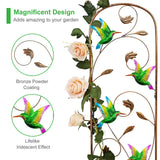 2 Pack Metal Garden Trellis for Climbing Plants