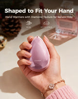 OCOOPA Women Rechargeable Hand Warmers 2 Pack, Portable, Stylish, Diamond-Shape Magnetic Electric Handwarmer, Reusable Pocket Heater, 2025 Tech Gifts for Christmas, Raynaud, Hiking, Camping, UT4 Rare