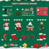 Pnytty Christmas Crochet Kit for Beginners Adults Knitting Starter Kit 24 Different Designs with Step-by-Step Video Tutorials Easy Knitting Soft Yarn Surprise Box Crochet Kit for Holiday Gift