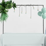 Xiomot Over Table Rod Stand with Clamp 2 Pack Black Table Arch Banner Stand
