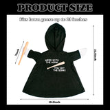 CAMDUCK Porch Goose Outfit Hoodie Mess with The Honk You Get The Bonk Baseball Goose Clothes with Wood Bat Warning Porch Sign for Plastic Cement Goose Statue Garden Lawn Yard Patio Outdoor Decor