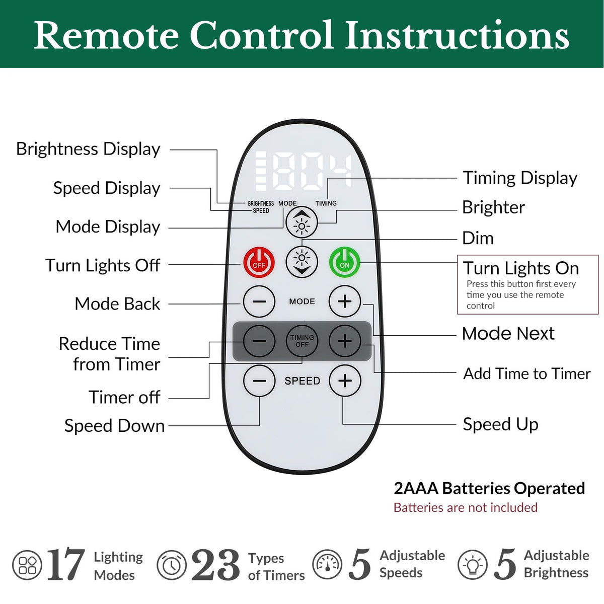 7FT Artificial Prelit Classic Christmas Tree with Remote Control,Timer