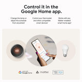 Google Nest Learning Thermostat (4th gen) + Nest Temperature Sensor (2nd gen) - Obsidian