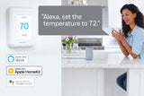 Honeywell Home T9 WiFi Smart Thermostat with 1 Smart Room Sensor, Touchscreen Display, White