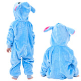 SCOPUCI Unisex Baby Animal Onesie Pajamas,Infant Flannel Halloween Cosplay Costume, Toddler Christmas Homewear/Sleepwear